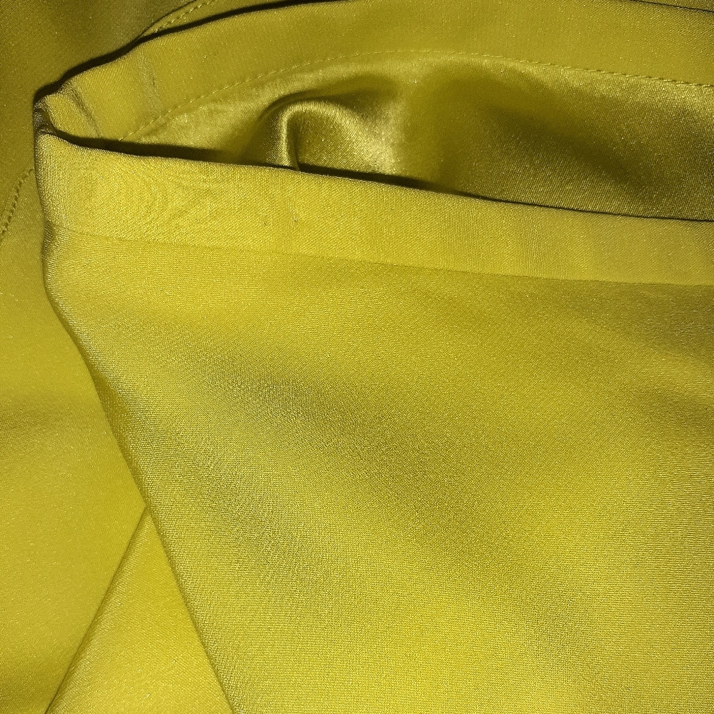 Jason Wu 
Ruffle back Chartreuse Skirt Size 10 - Picture 7 of 7